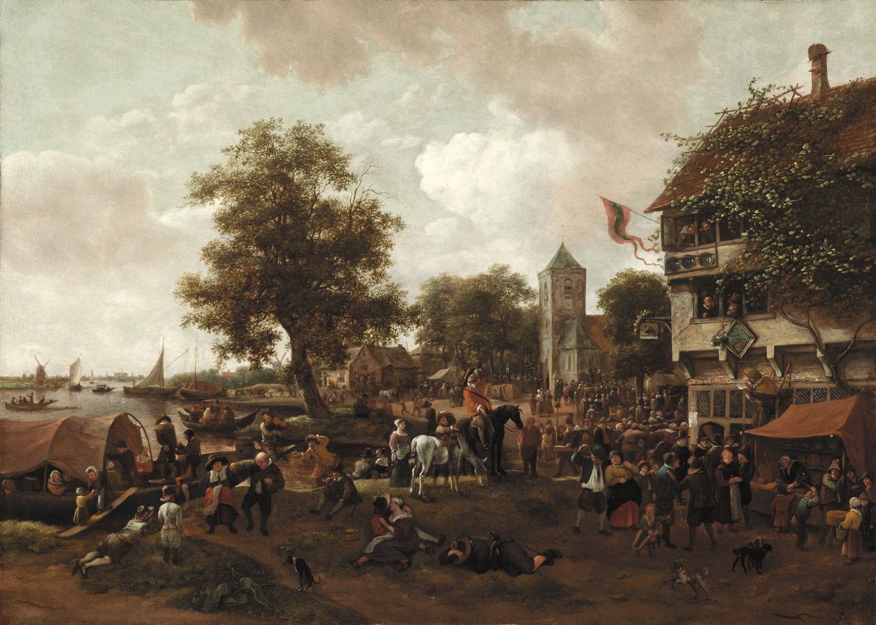 Messen i Oegstgeest, ca. 165560 av Jan Havickszoon Steen