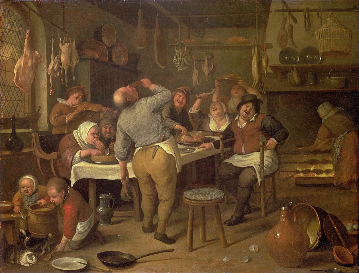 Det fete kjøkkenet av Jan Havickszoon Steen