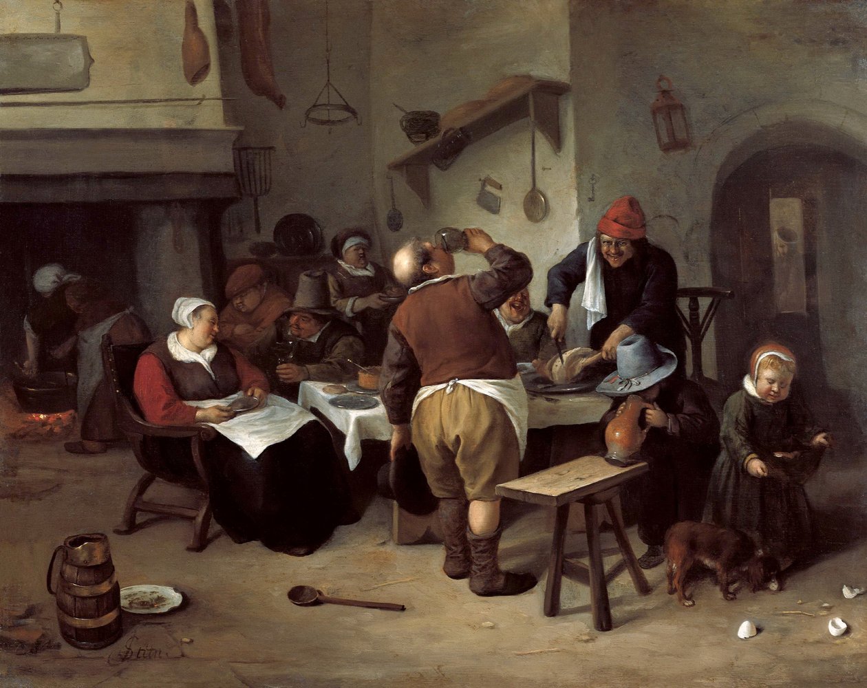 Det fete kjøkkenet av Jan Havickszoon Steen