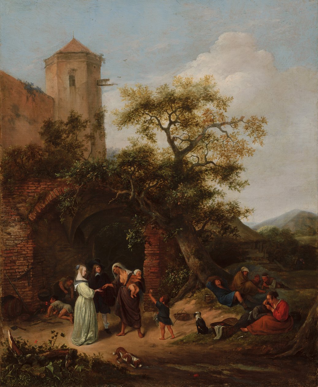 Spåkonen, ca. 1650-1654 av Jan Havickszoon Steen