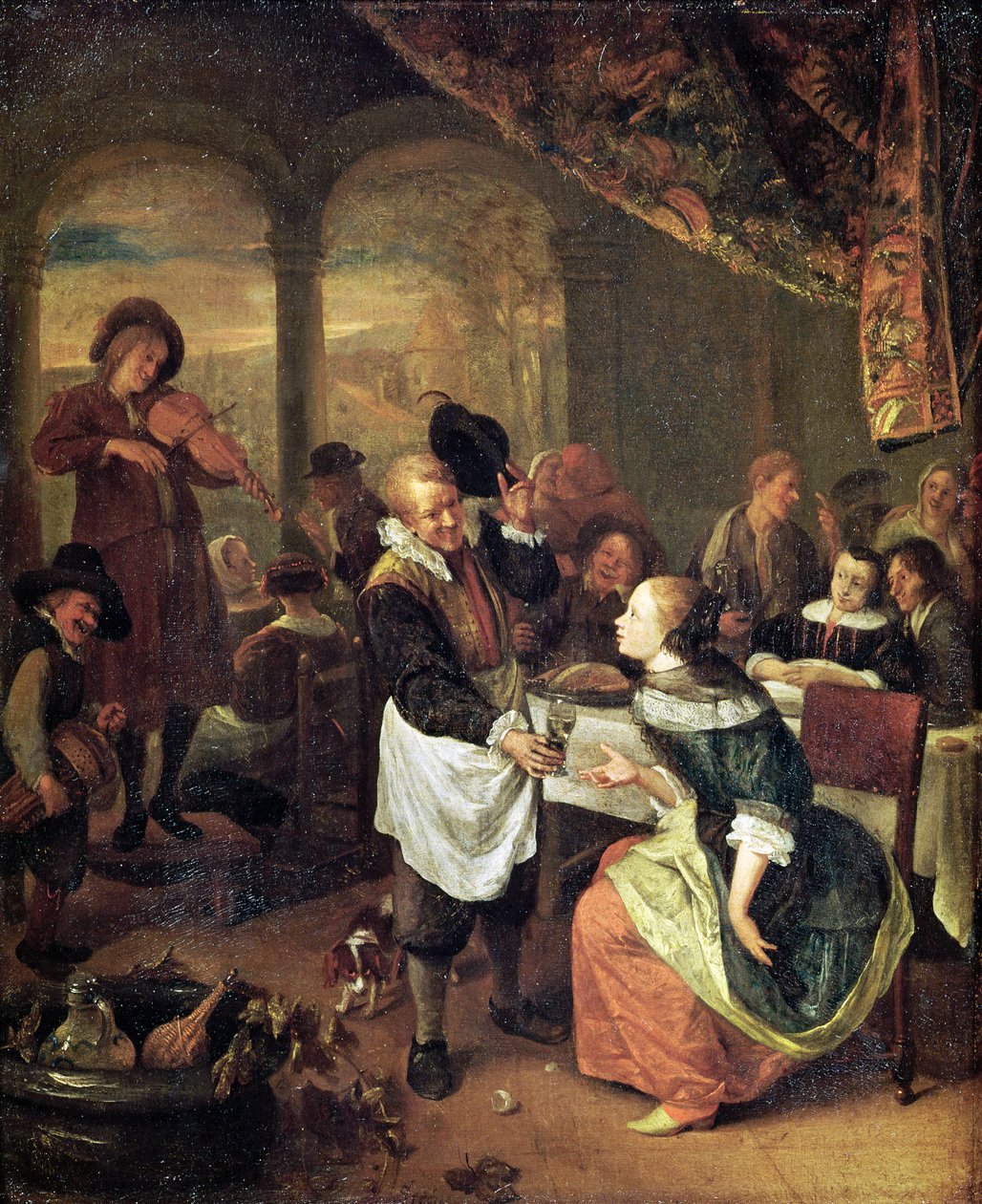 Den galante gjestgiveren av Jan Havickszoon Steen