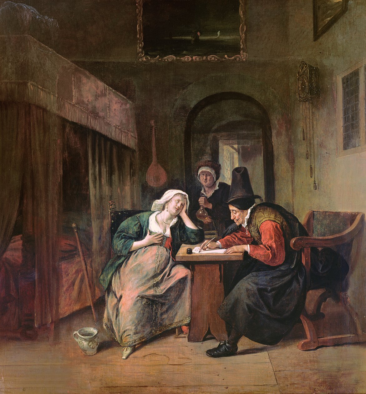 Pasienten og legen av Jan Havickszoon Steen