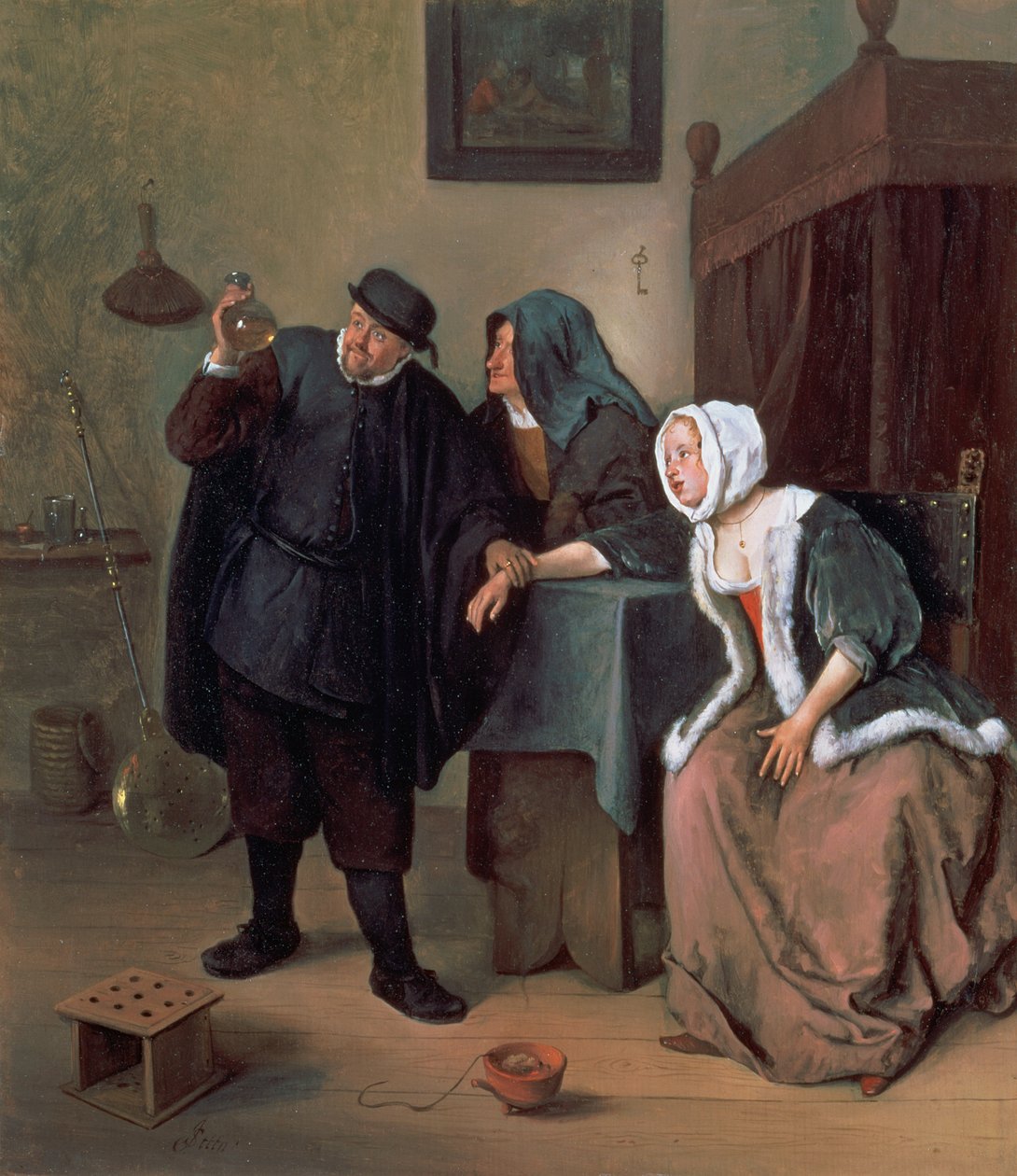 Legebesøket av Jan Havickszoon Steen