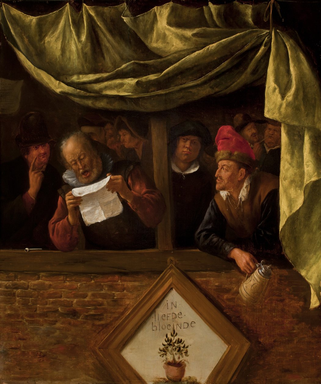 Retorikerne, ca. 1655 av Jan Havickszoon Steen