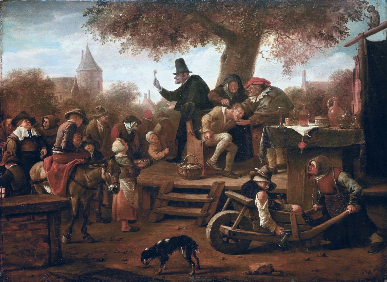 Kvaksalveren av Jan Havickszoon Steen