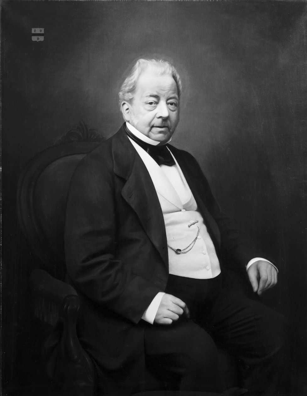 Portrett av Archibald Jan van de Poll (1800-1870) av Jan Hendrik Maschaupt