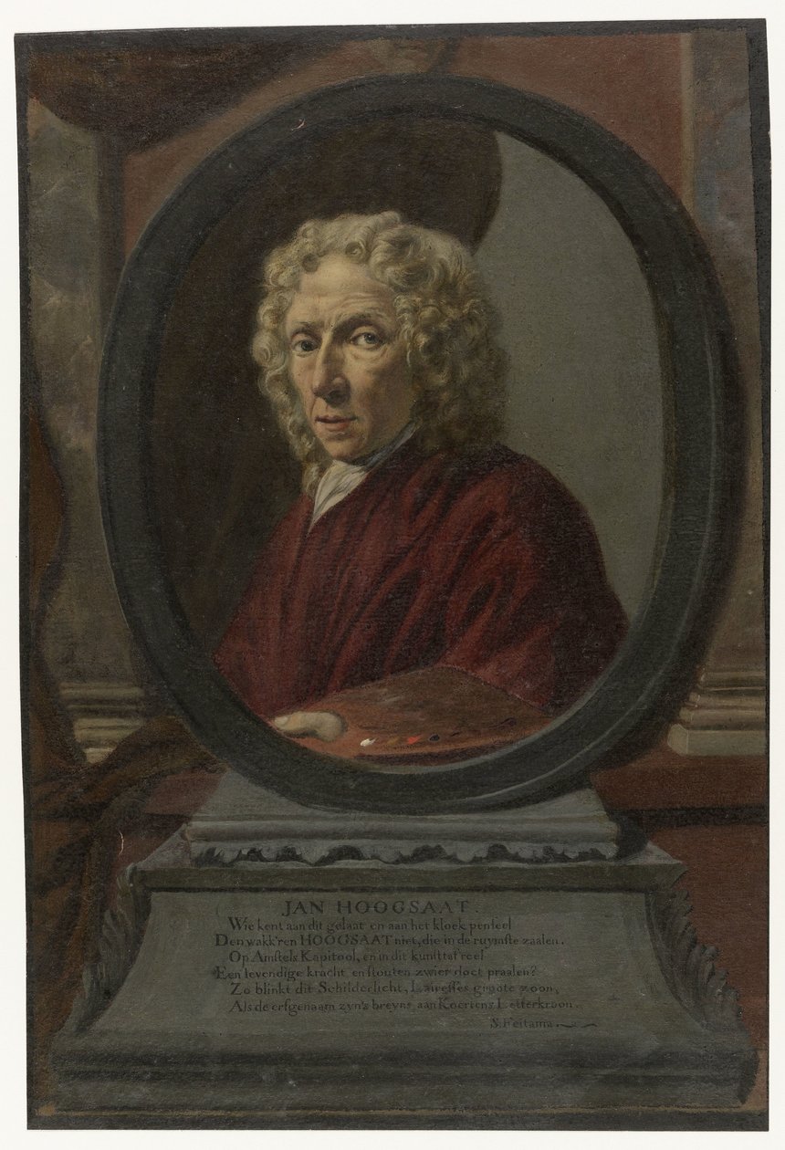 Selvportrett av Jan Hoogsaat av Jan Hoogsaat