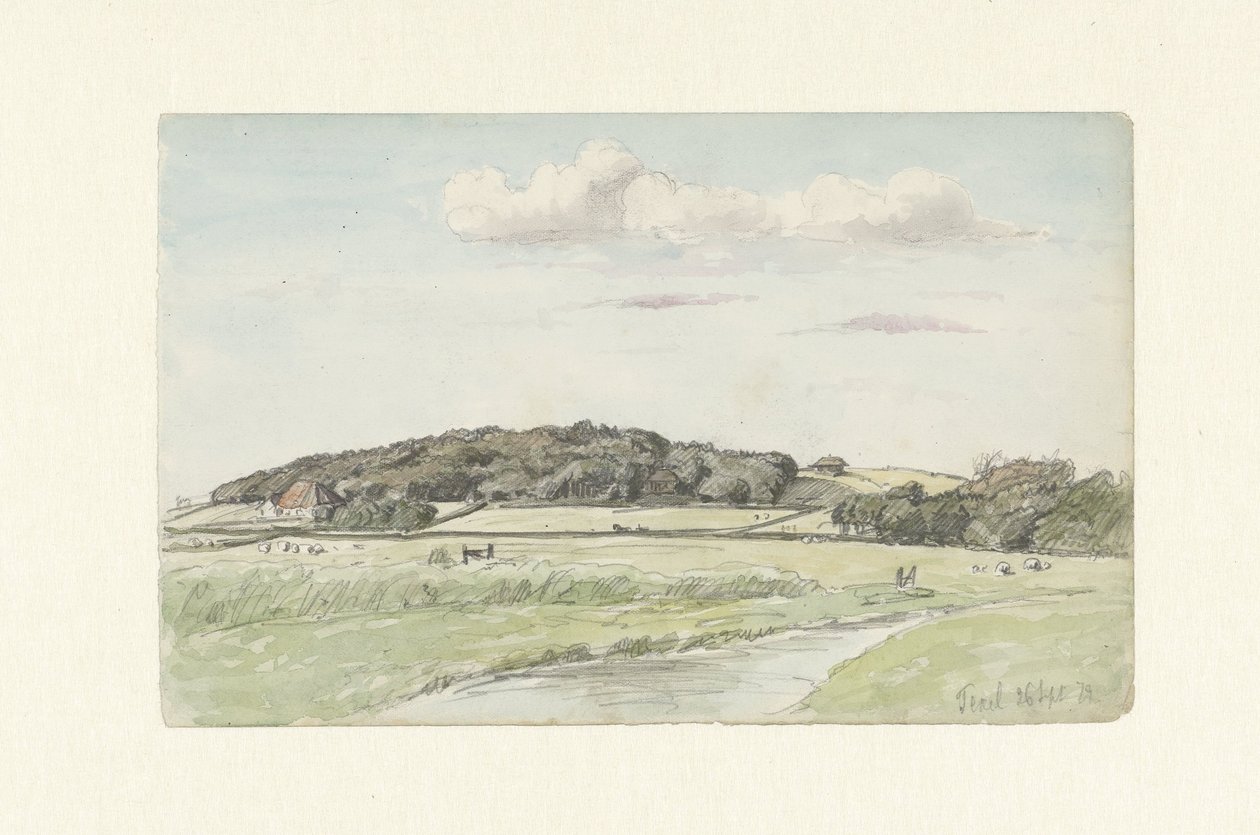 Utsikt over Texel av Jan Hoynck van Papendrecht