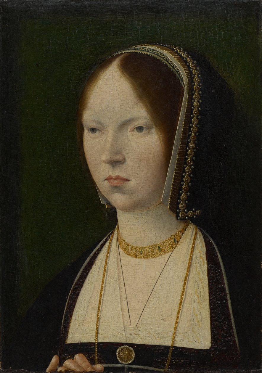 En kvinne, tradisjonelt identifisert som Isabella I av Castilla, ca. 1492-97 (olje på panel) av Jan II Provost