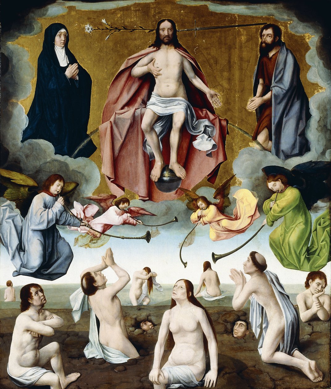 Den siste dommen, ca. 1525 av Jan II Provost