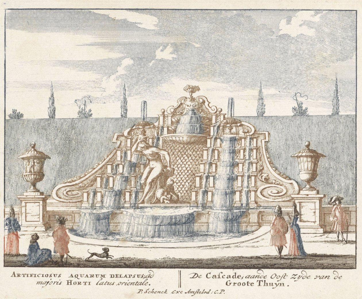 Fontene i hagen til Het Loo-palasset, 1694-97 av Jan I van Call