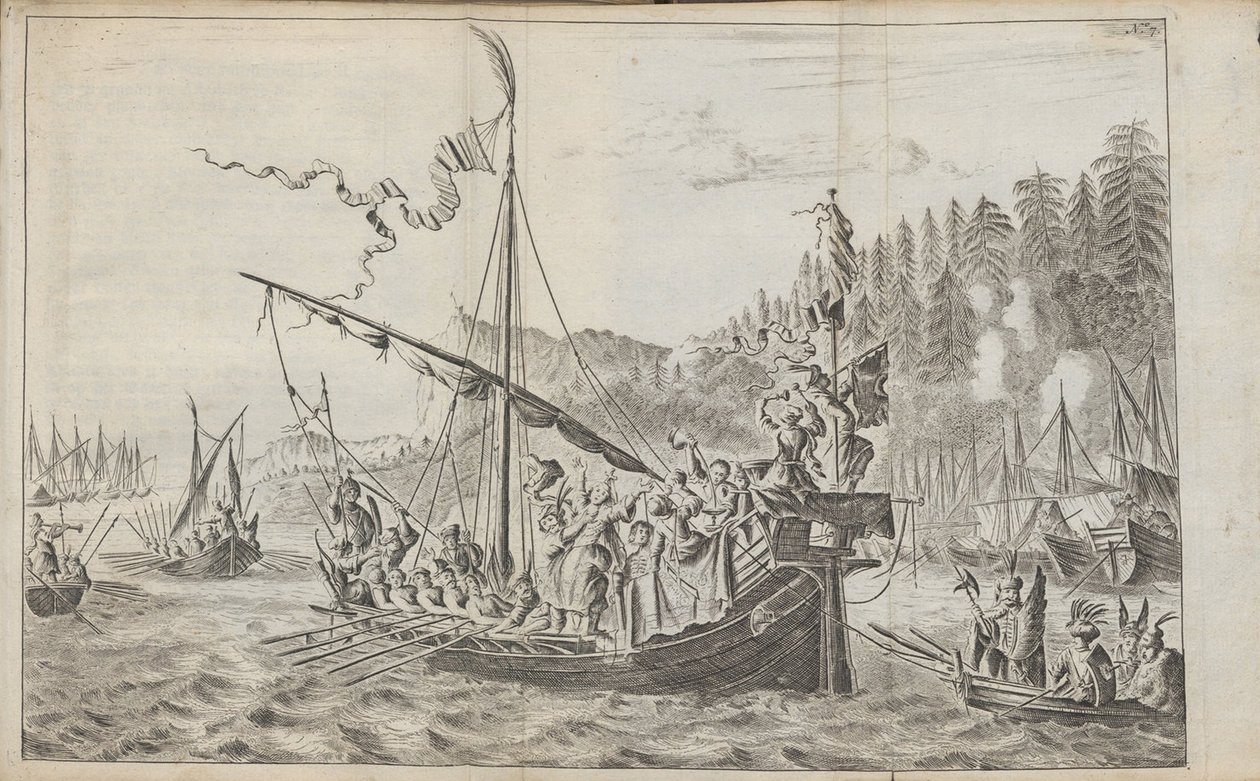 Stenka Razin Fra: Three Significant Travels, 1675 av Jan Jansz. Struys