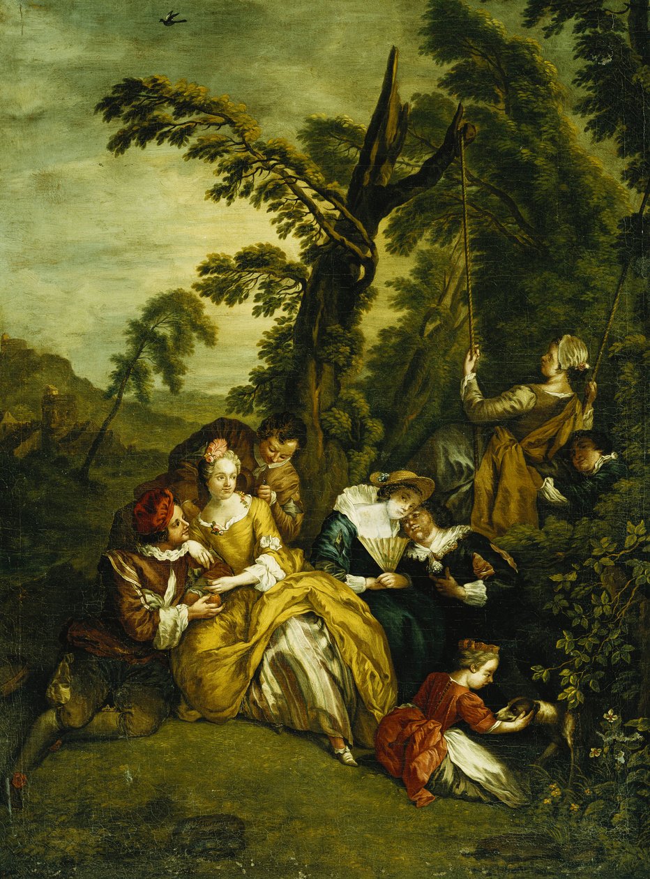 En landsfest, 1756 av Jan Josef the Elder Horemans
