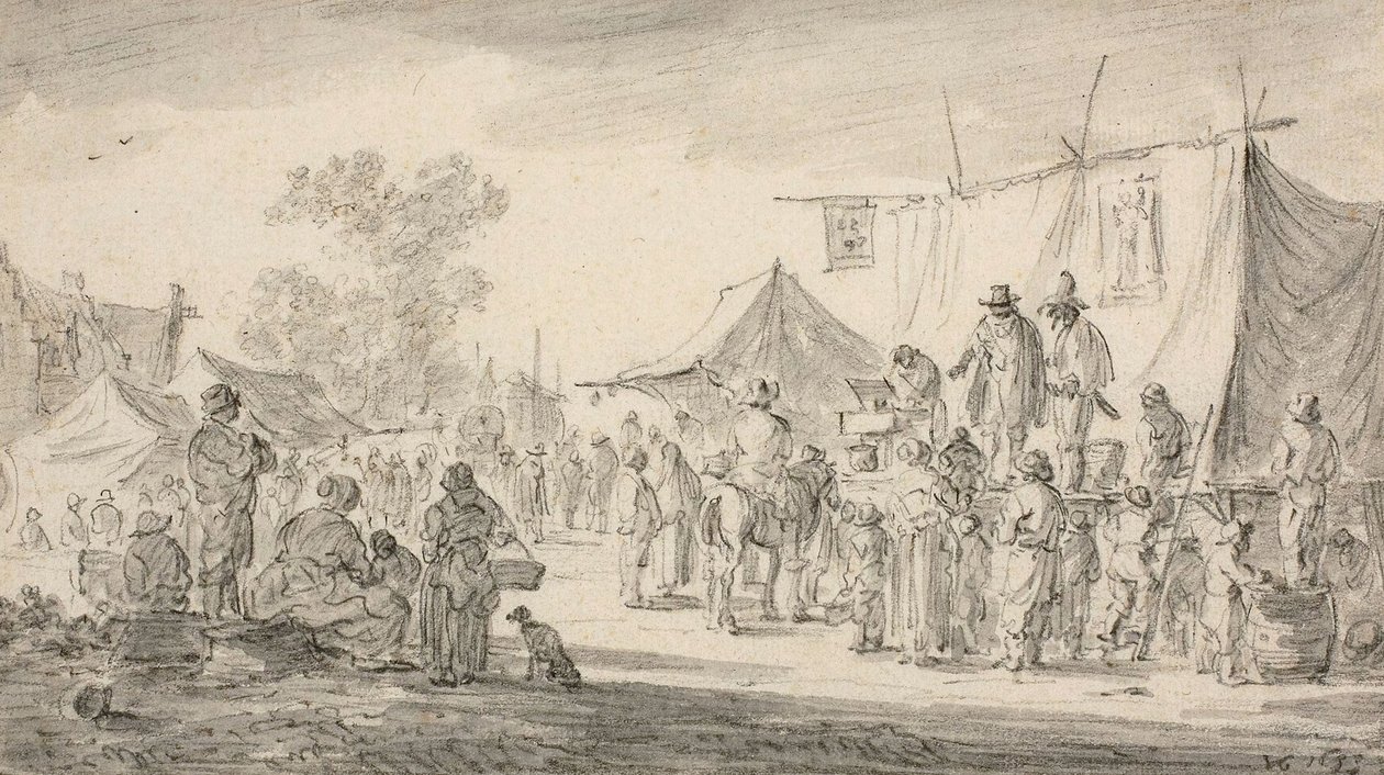 Landsmessen, 1653 av Jan Josephsz van Goyen