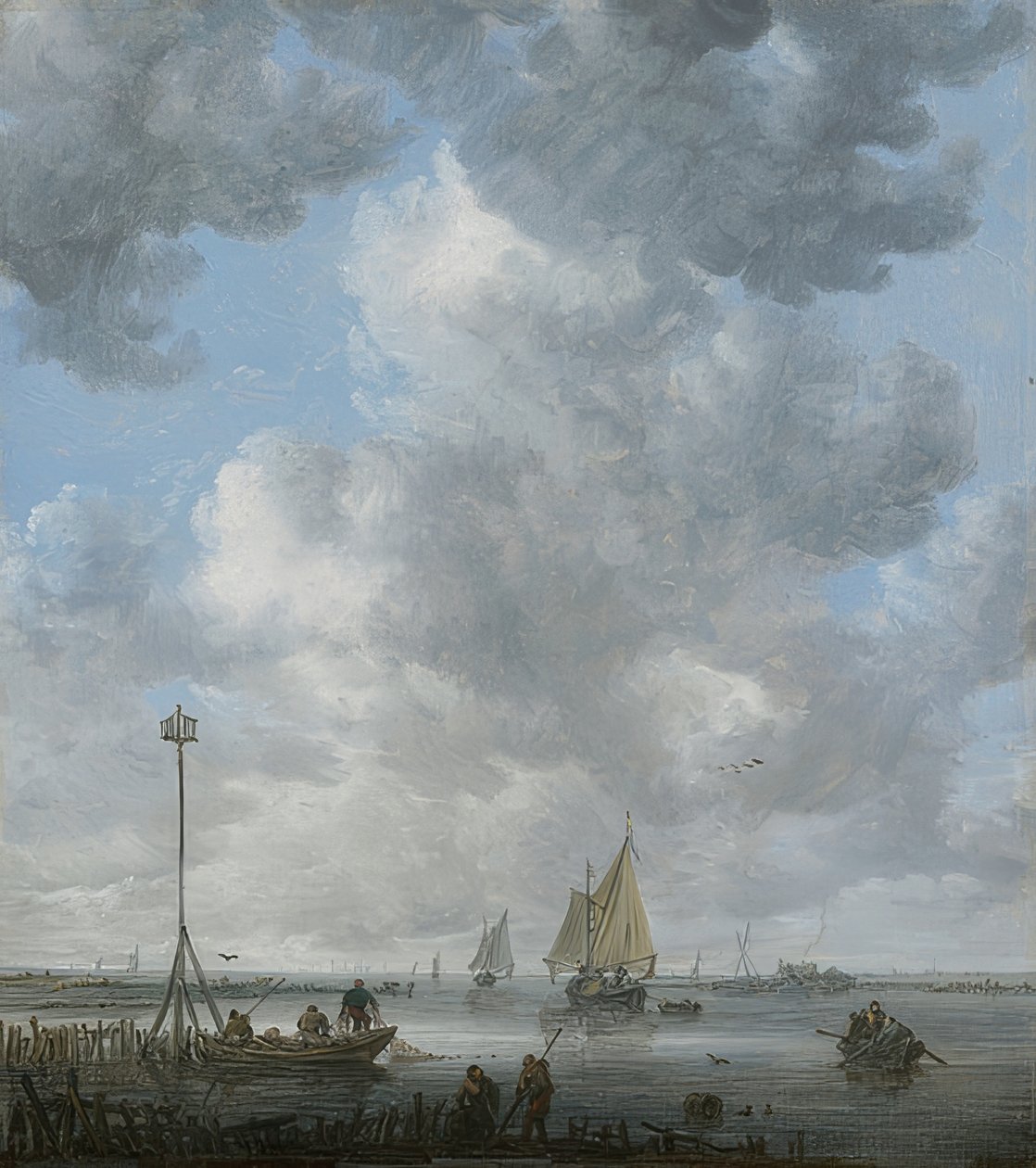 Stillheten. Rundt 1646-50 av Jan Josephsz van Goyen