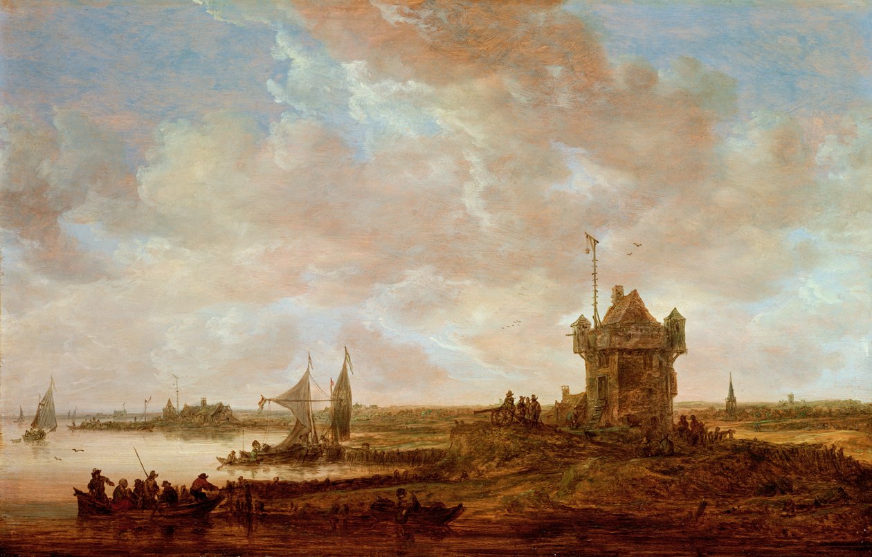 nederlandsk landskap av Jan Josephsz van Goyen