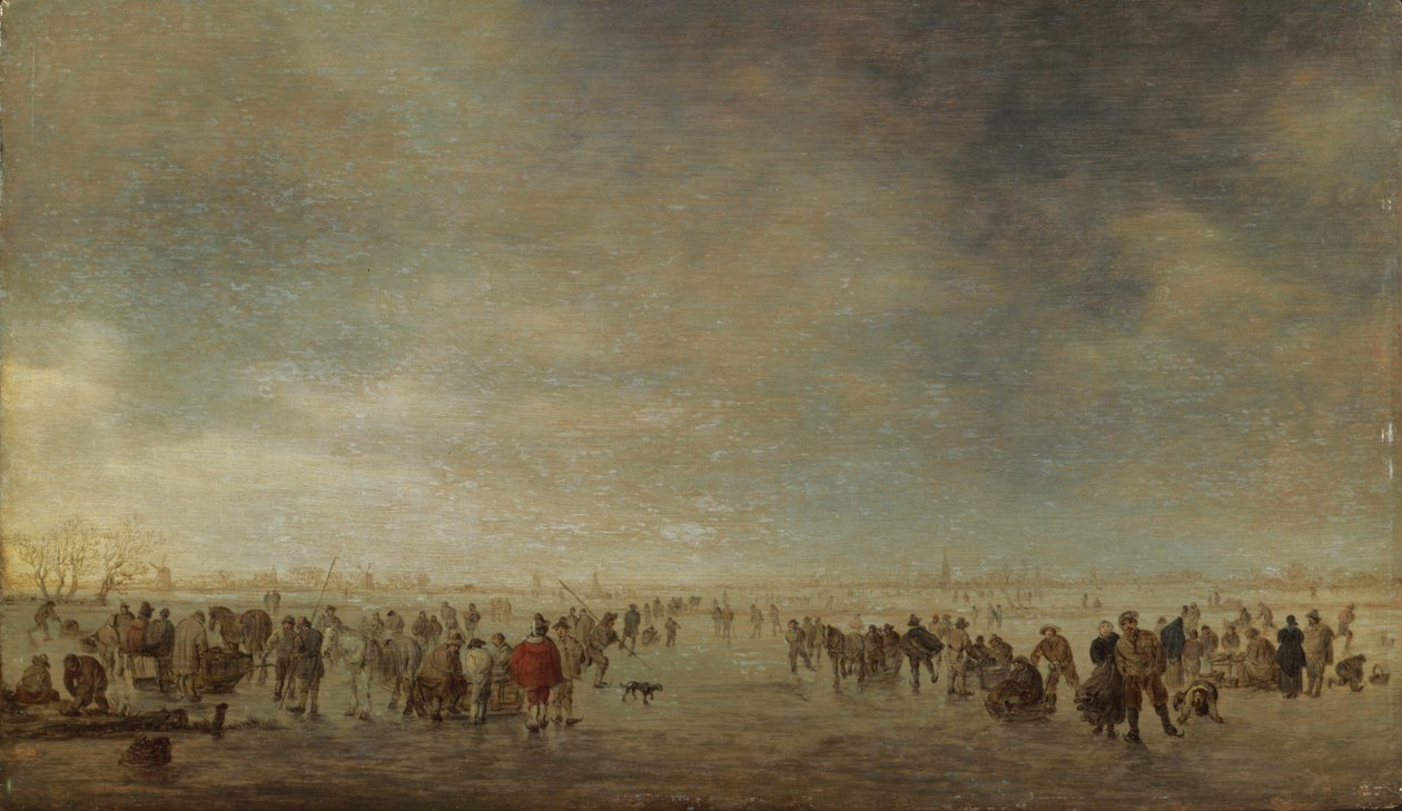 Skatere, 1641 av Jan Josephsz van Goyen