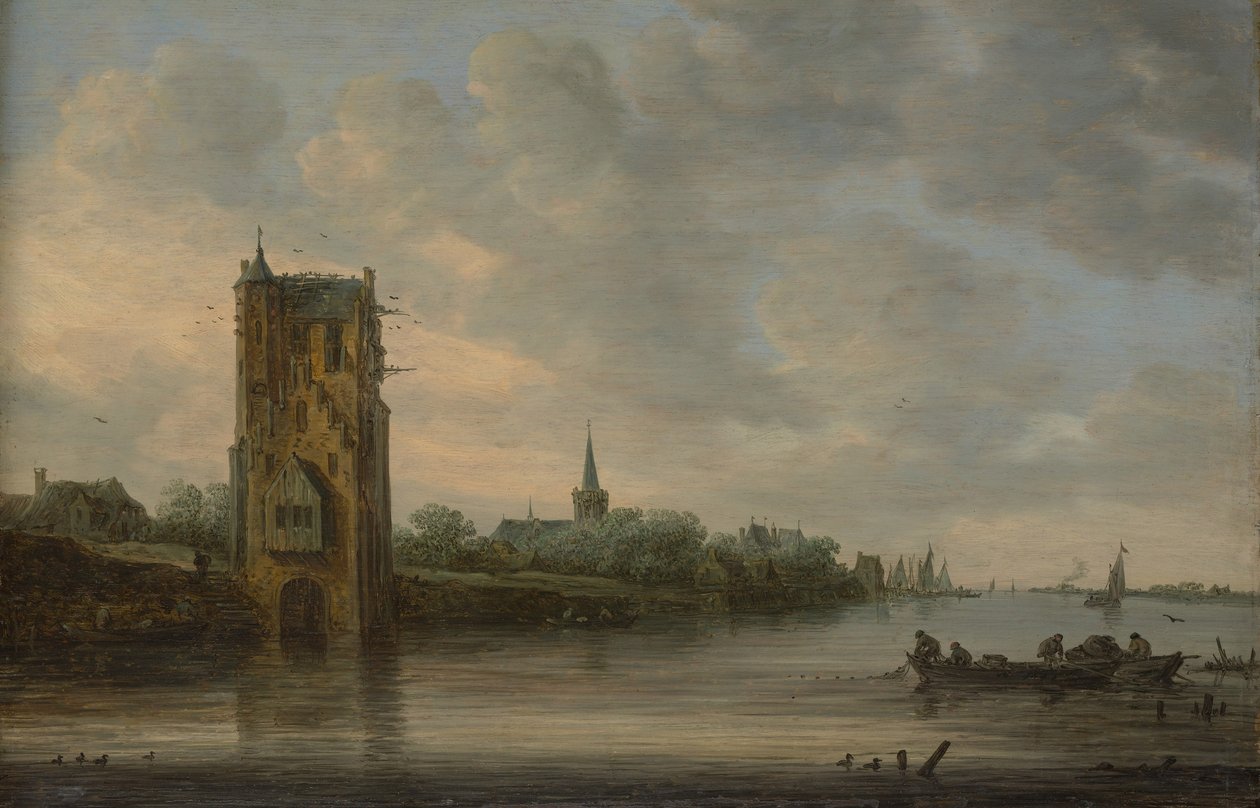 Pelkus-porten nær Utrecht av Jan Josephsz van Goyen