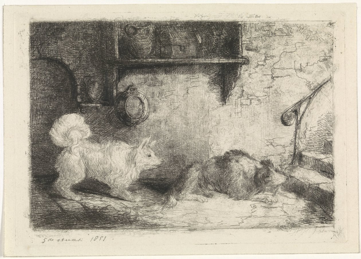 To hunder av Jan Karel Jacob de Jonge