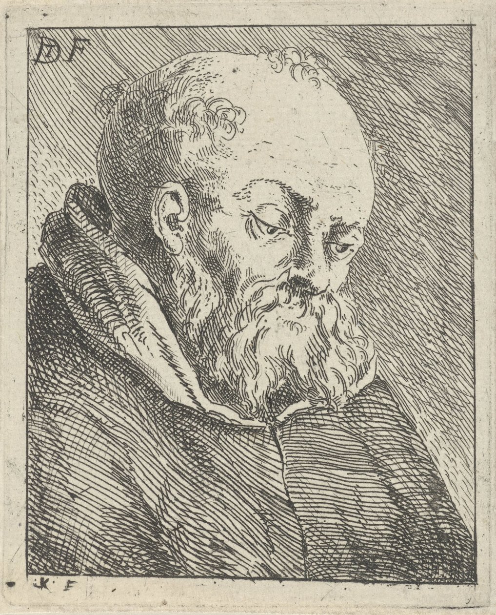 Portrett av en munk av Jan Lauwryn Krafft (I)