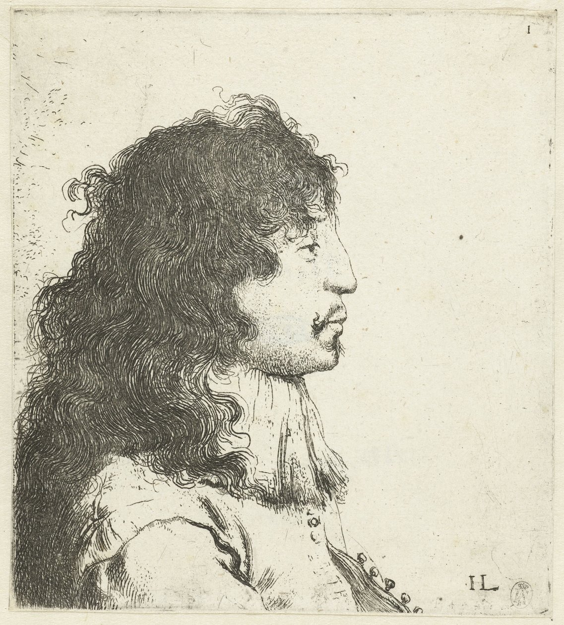 Byste av en ung mann Diverse tronikens geets av J. L. (serietittel) av Jan Lievens