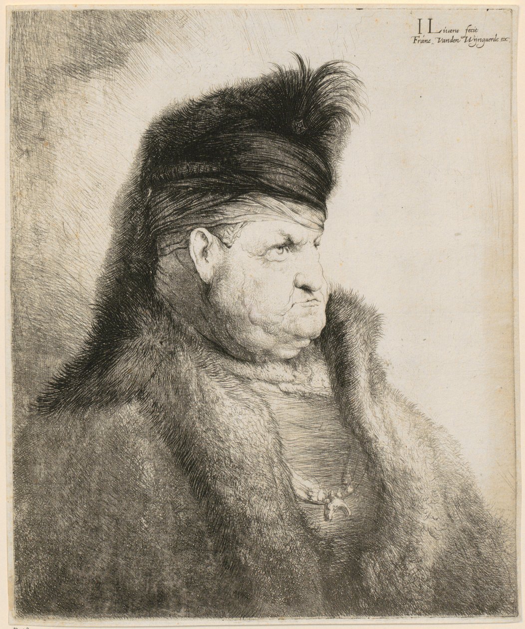 Byste av en orientaler av Jan Lievens