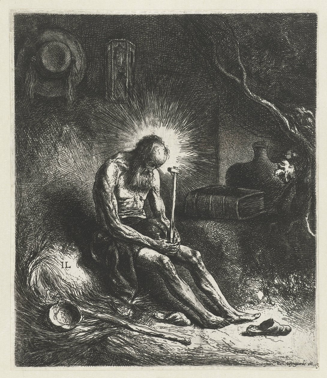 Den hellige Jerome av Jan Lievens