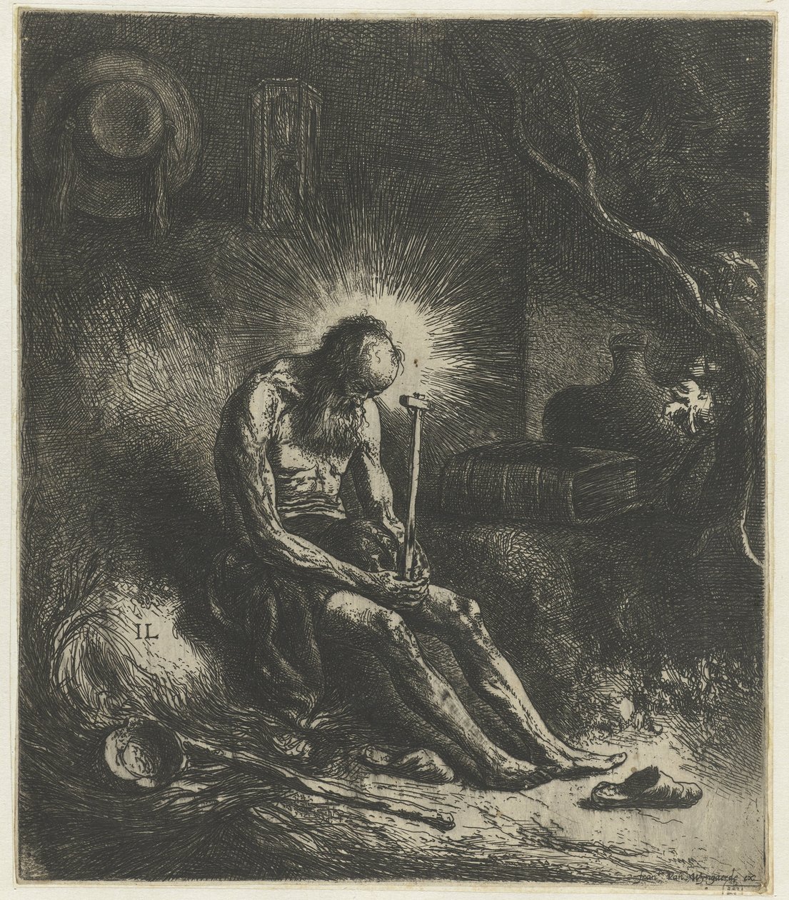 Den hellige Jerome av Jan Lievens