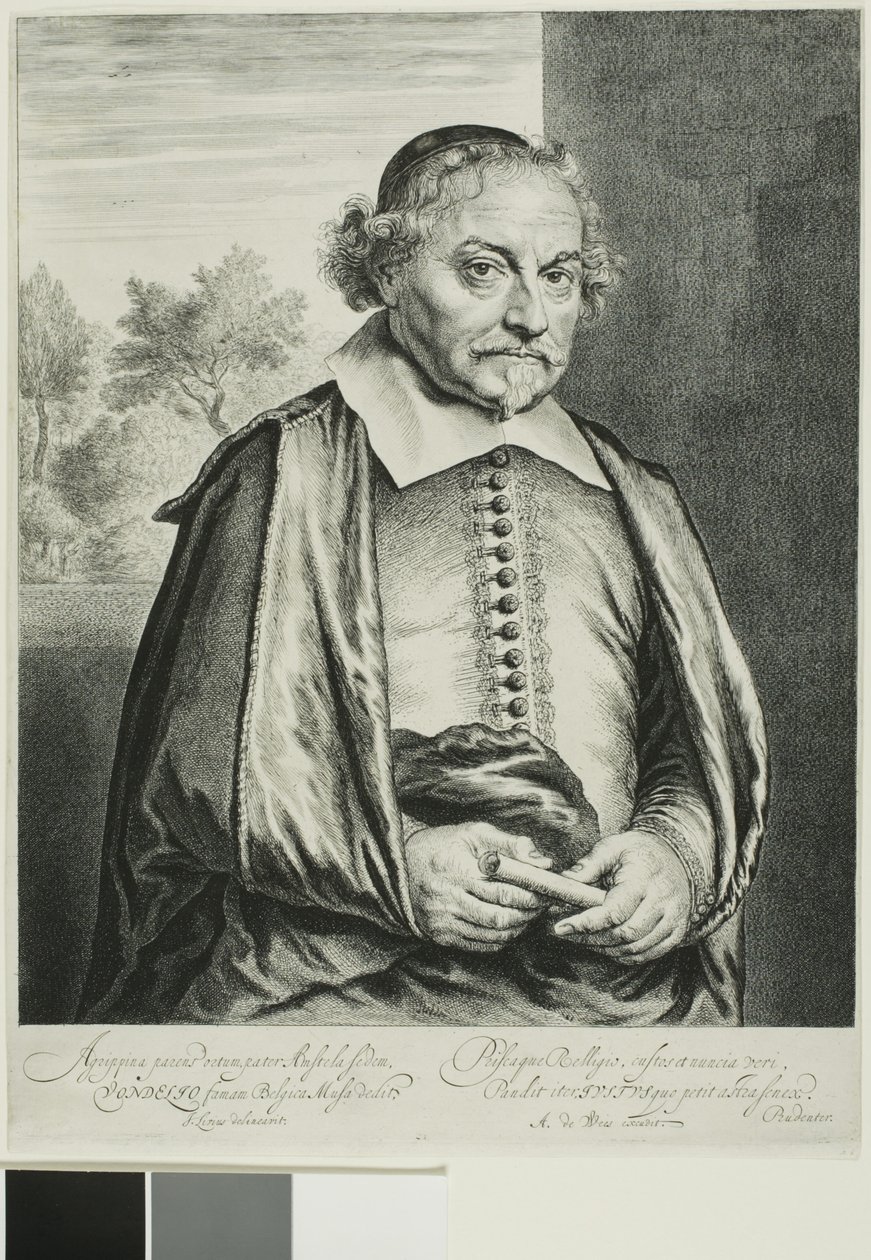Joost van den Vondel av Jan Lievens