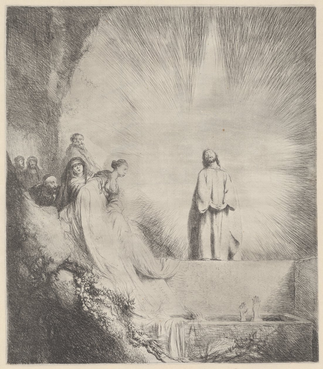 Oppdragelse av Lasarus av Jan Lievens