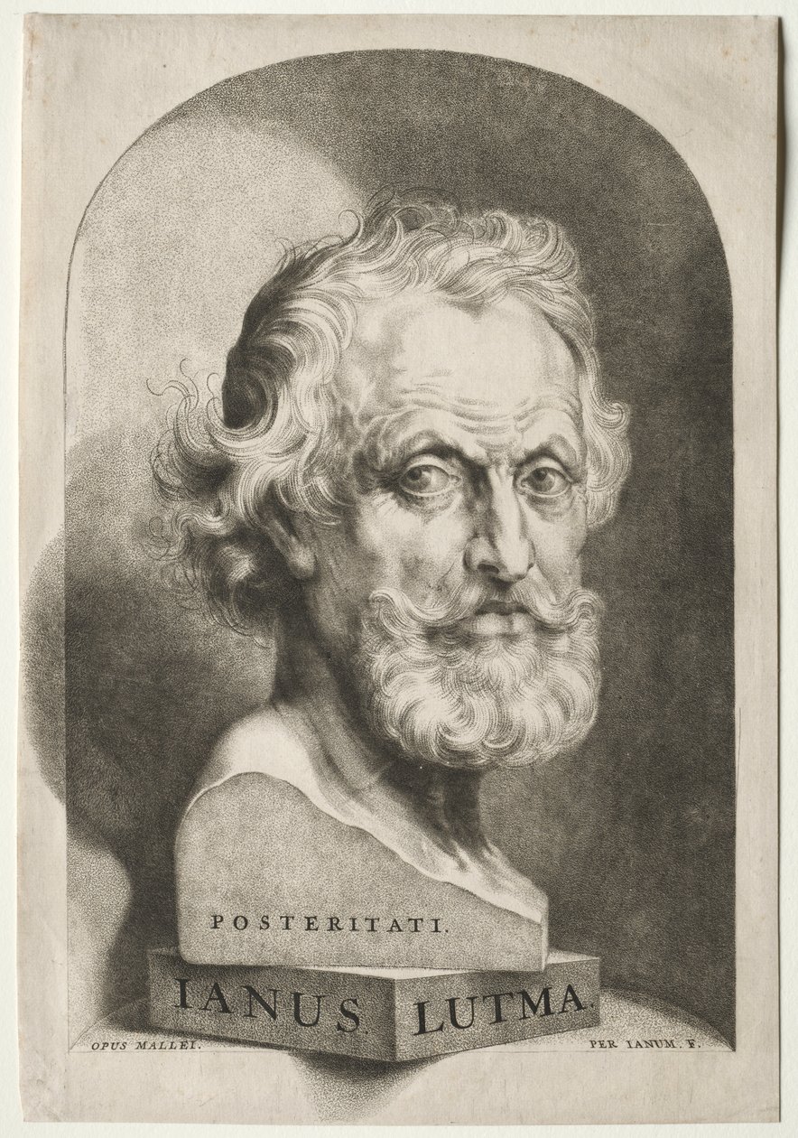 Portrett av Janus Lutma den eldre av Jan Lutma II