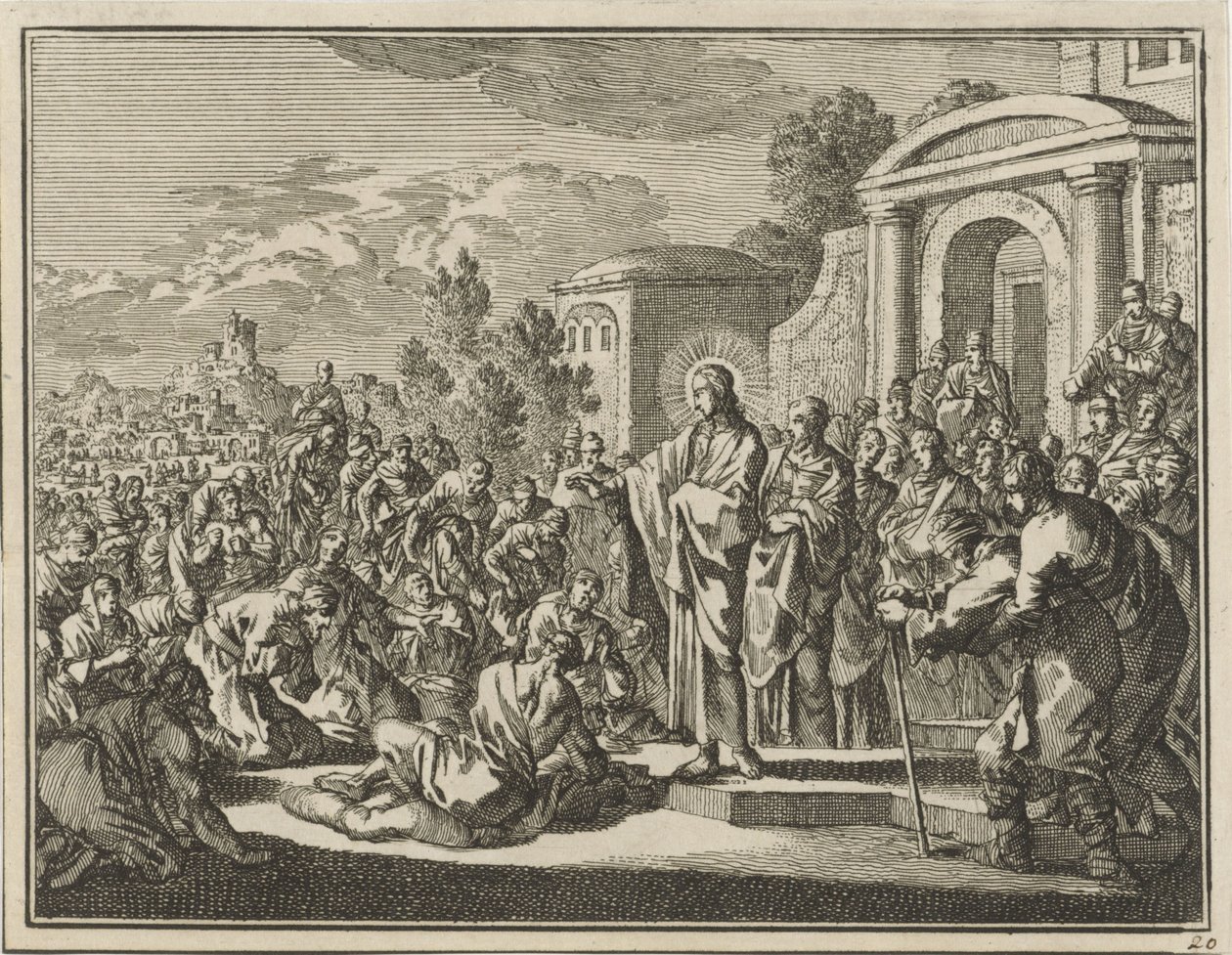 Kristus helbreder de syke av Jan Luyken