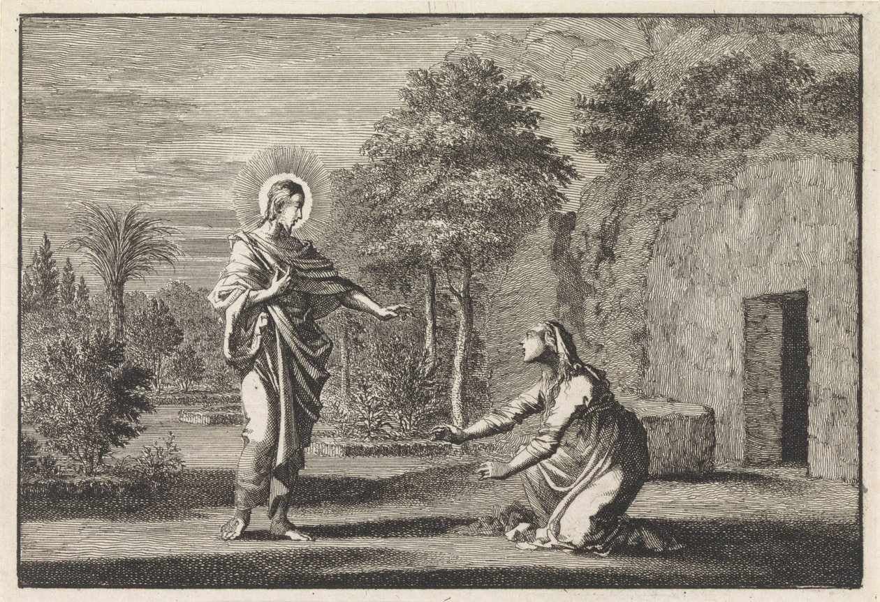 Kristus viser seg for Maria Magdalena av Jan Luyken