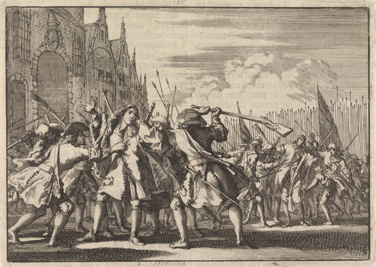 Mordet på De Witt-brødrene, 1672 av Jan Luyken