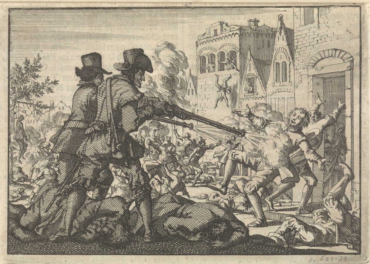 Mordet på de reformerte i Tirano, 1620 av Jan Luyken