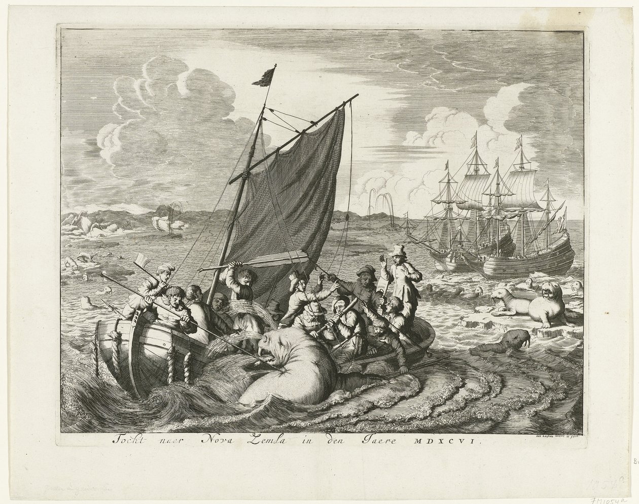 Tte reise til ny jord Yin 1596, 1679-1681 av Jan Luyken