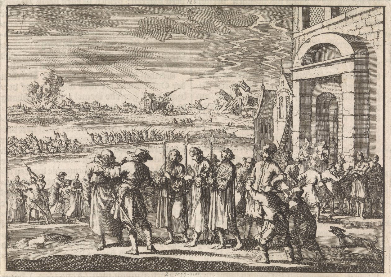 Forfølgelse av protestanter i Frankrike, 1672 av Jan Luyken