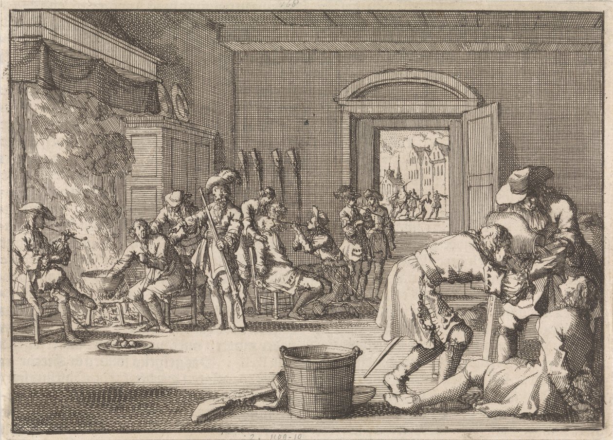 Forfølgelse av de reformerte i Frankrike, 1685 av Jan Luyken