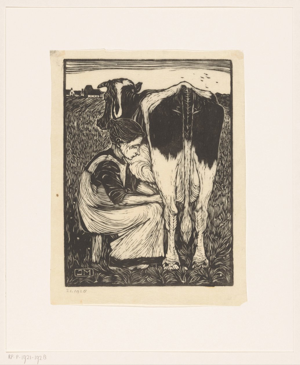 melkepike av Jan Mankes