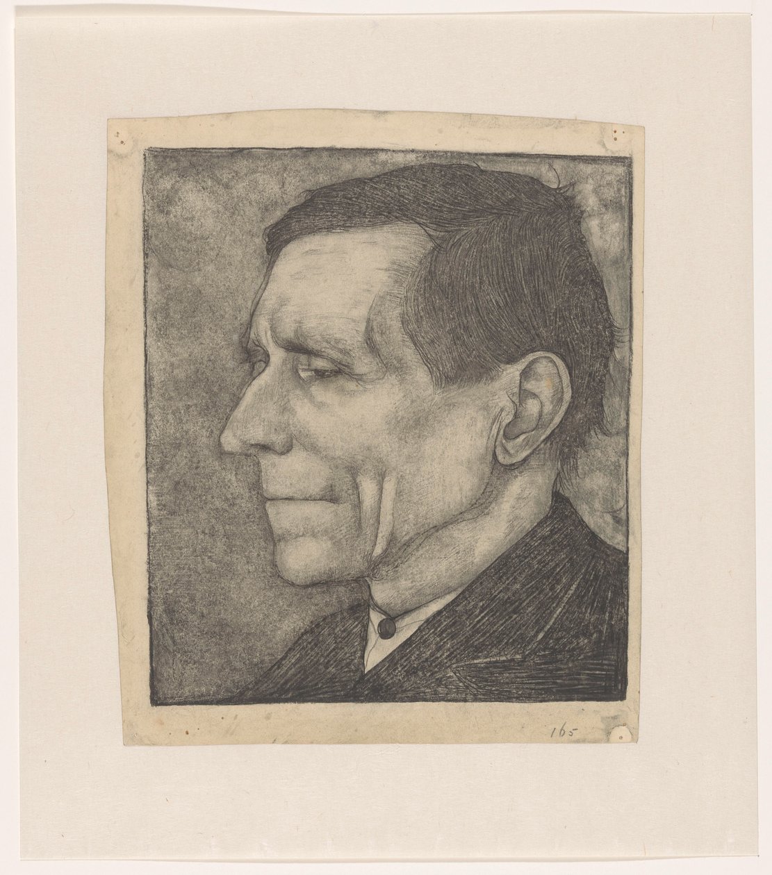 Portret van Beint Mankes I av Jan Mankes