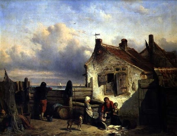 Sortering av fangsten av Jan Mari Henri Ten Kate