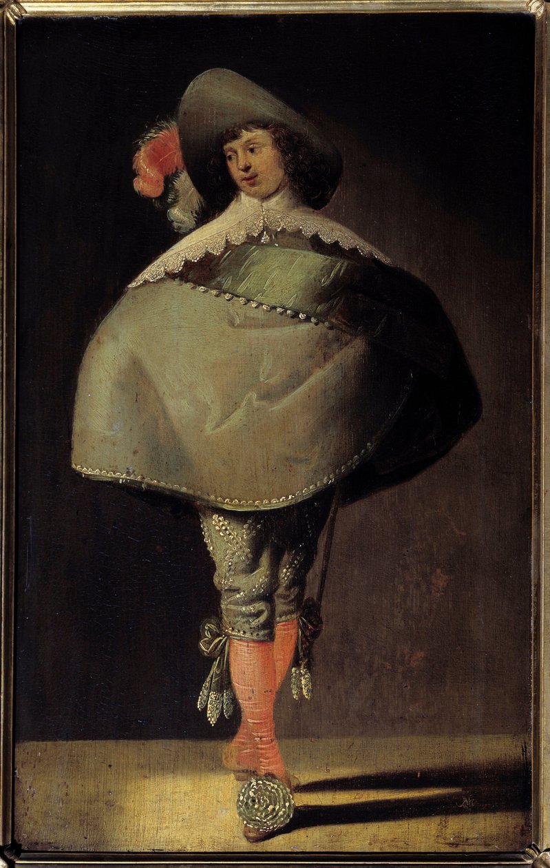 En ung herremann. Maleri av Jan Martszen de Jonge (1609 - 1647) av Jan Martszen de Jonge