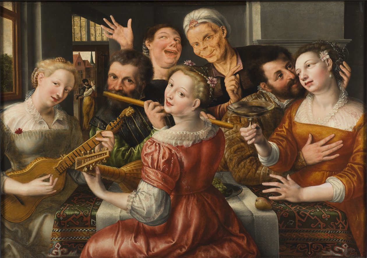 A Merry Company - A Merry Company, av Massys av Jan Massys