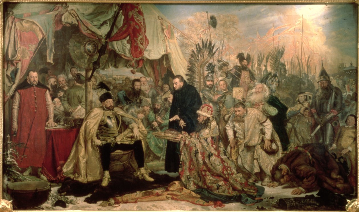 Bathory i Pskov, 1872 av Jan Alojzy Matejko