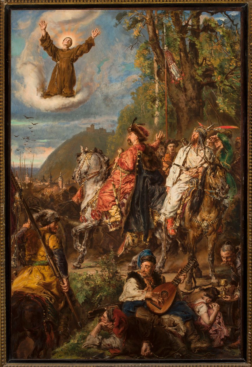 Bohdan Khmelnytskyj med Tugay Bey nær Lviv av Jan Matejko