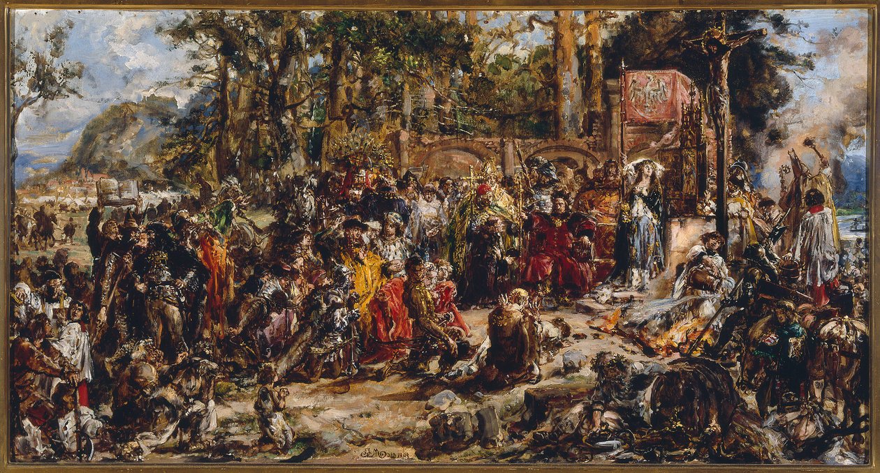 Litauens dåp, e.Kr. 1387 av Jan Matejko
