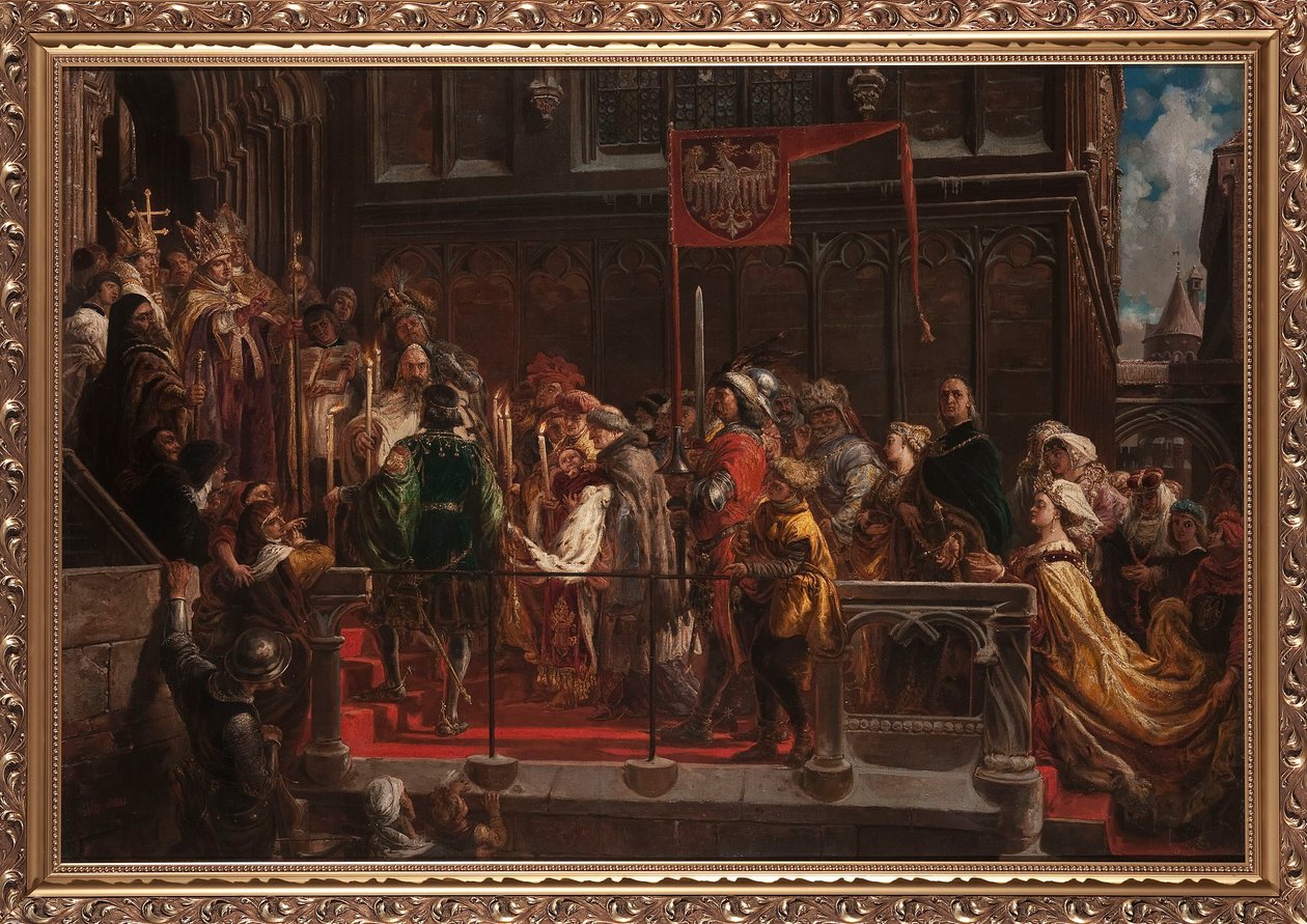 Dåpen til Vladislav av Varna, 18.II.1425 av Jan Matejko