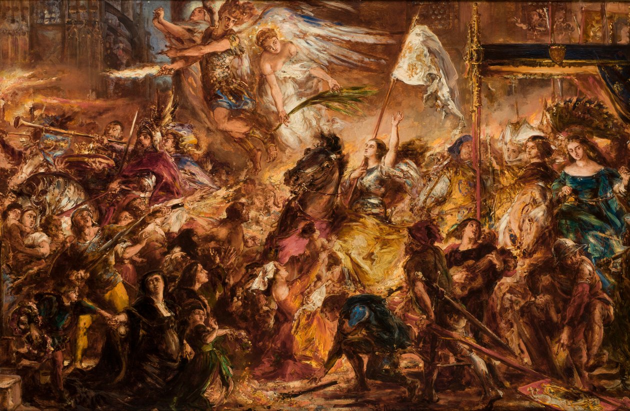 Jomfruen fra Orléans av Jan Matejko