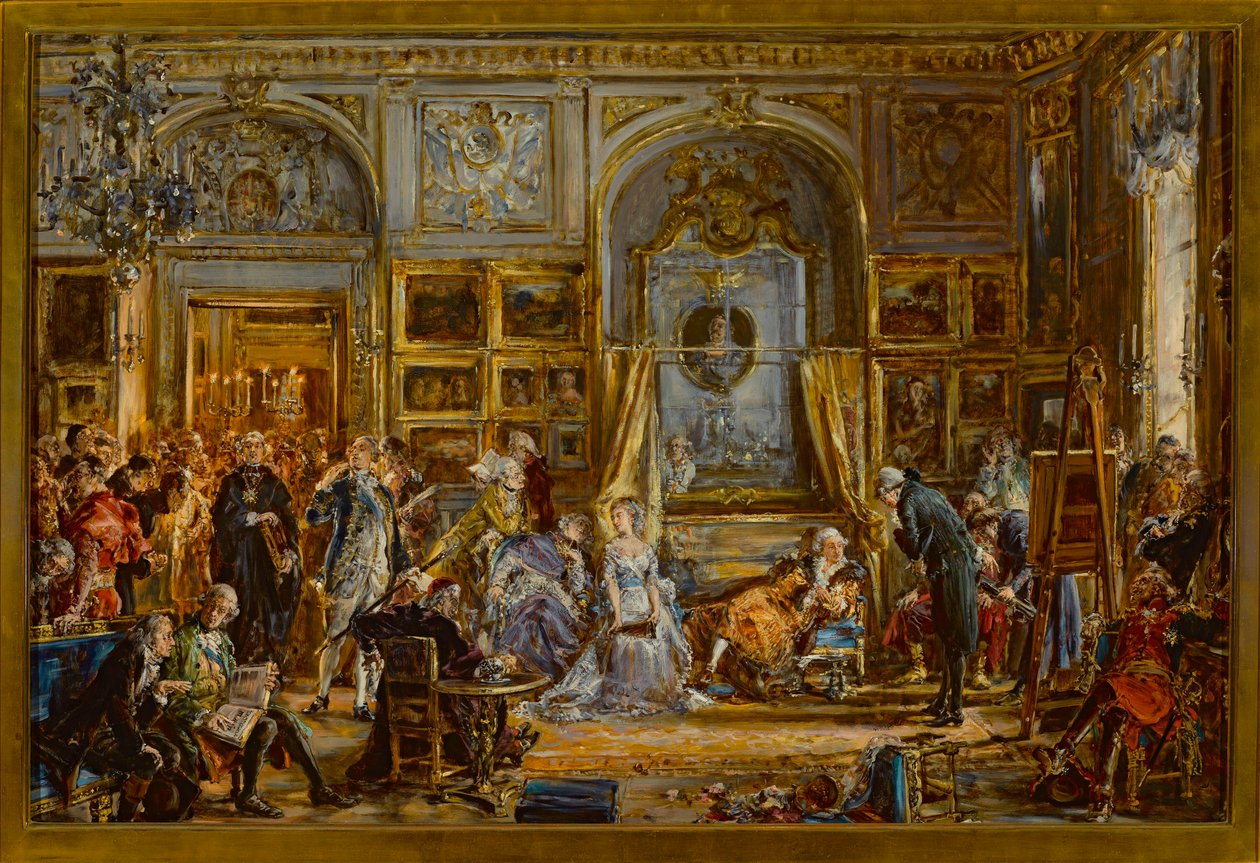 Grunnloven av 3. mai. Den fireårige sejmen. Utdanningskommisjonen. Delingen. År 1795 av Jan Matejko