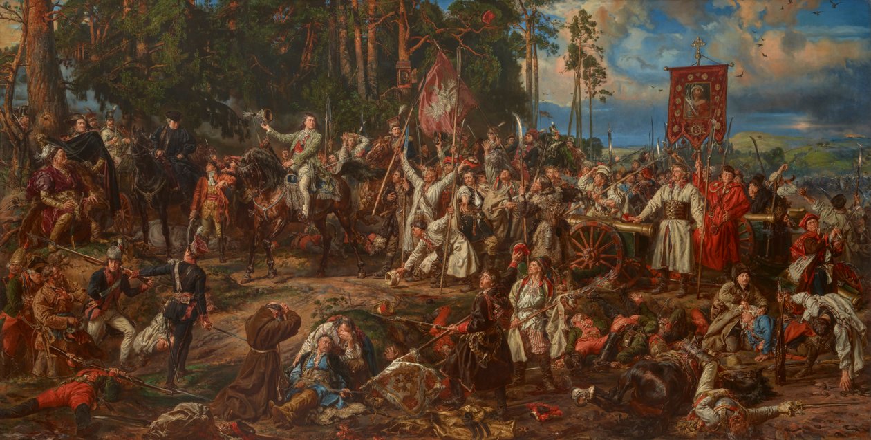 Kościuszko ved Racławice av Jan Matejko